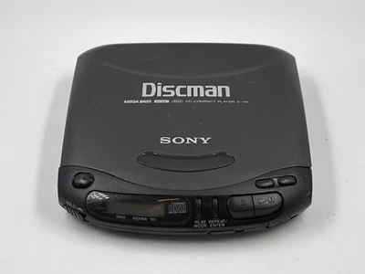 Sony D-141 Discman CD-Player Gebraucht Funktioniert Schwarz - Bild 1 von 4
