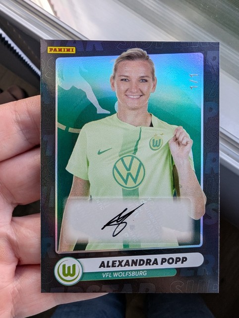 Alexandra Popp Wolfsburg 1/1 Panini Frauen Bundesliga 2024 Insert Auto