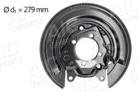 Spritzblech Ankerblech Hinterachse Rechts FÜR Toyota - AIC 74730
