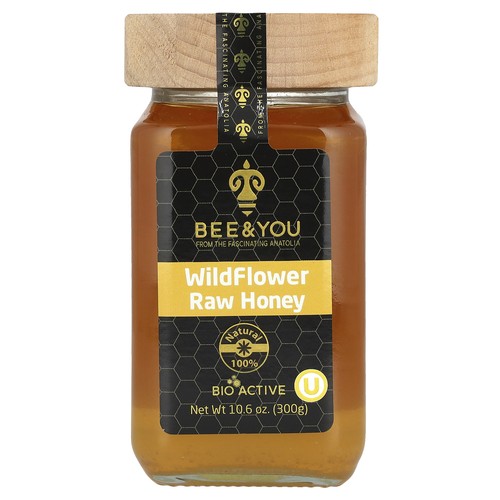 WildFlower Raw Honey, 10.6 oz (300 g)