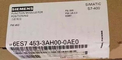 New 6ES7 453-3AH00-0AE0 SIEMENS 6ES7453-3AH00-0AE0 S7-400 Function Module FM 453