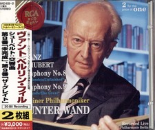 SCHUBERT Symphonies Nos. 8 9 "Great" / G nter Wand - BPO CD, 1995, RCA Japan