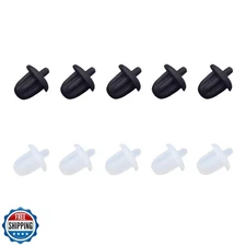 CCeCCe 10 Pack 1/4'' Audio Jack Socket Dust Cap Plug Rubber Cover for 6.5mm 6