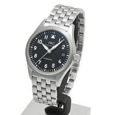 IWC Pilot'S Watch IW324010 Black Case Size 36mm x 36mm Men's Used Watch #31031 2