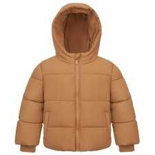 Rokka Rolla Toddler Boys' Water-Resistant Fleece Lined Ripstop Puffer Jacket