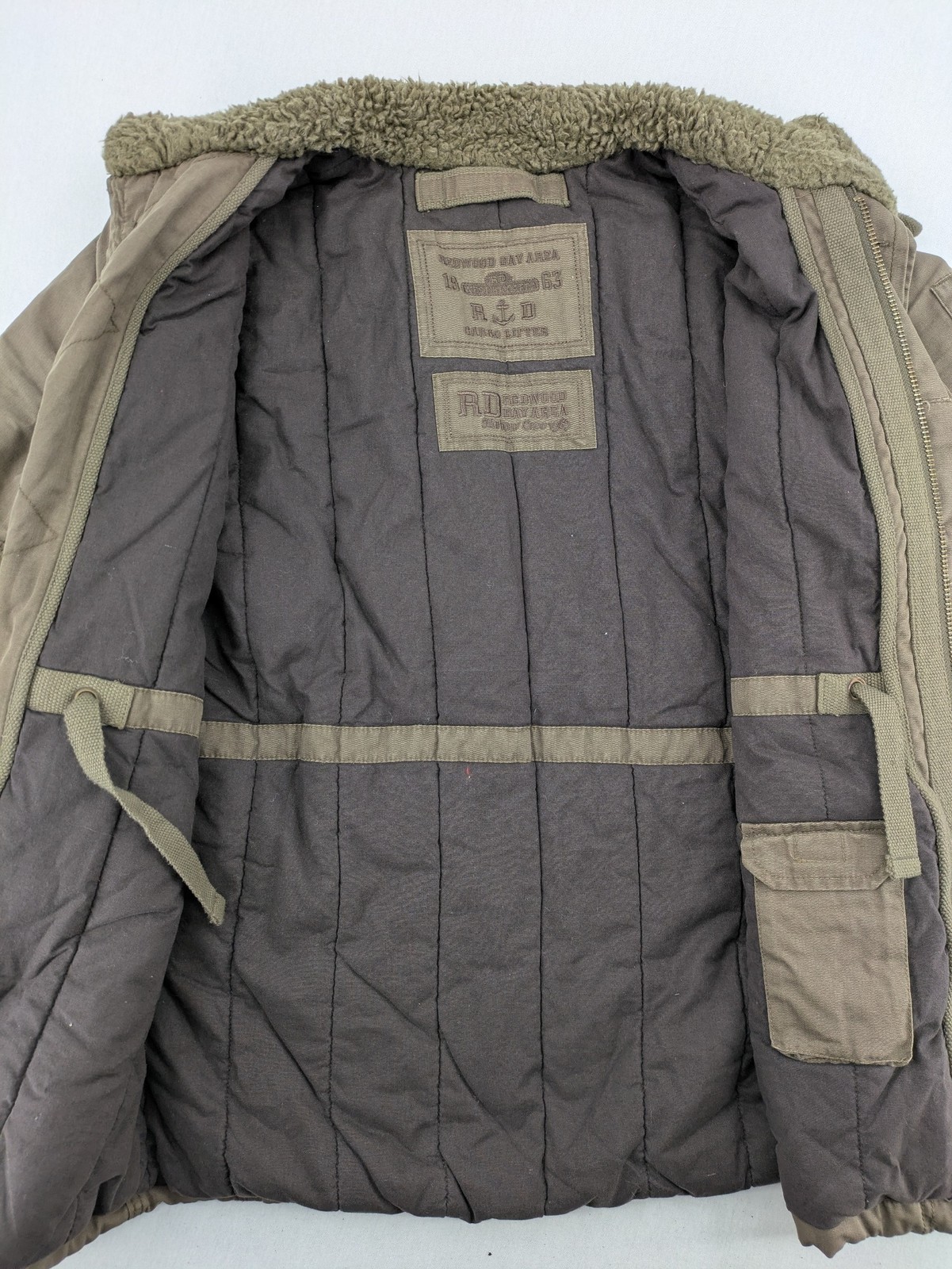 Redwood Herren Feldjacke Winterjacke Gr. M Braun Military Cargo Füttert image 9