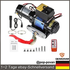 Elektrische Seilwinde 4500LBS Elektrowinde Motorwinde Offroadwinde Funk 4500LBS