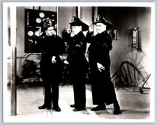 Publicity B & W Photo 3 Stooges Firemen  1936 Short False Alarms   8 x 10