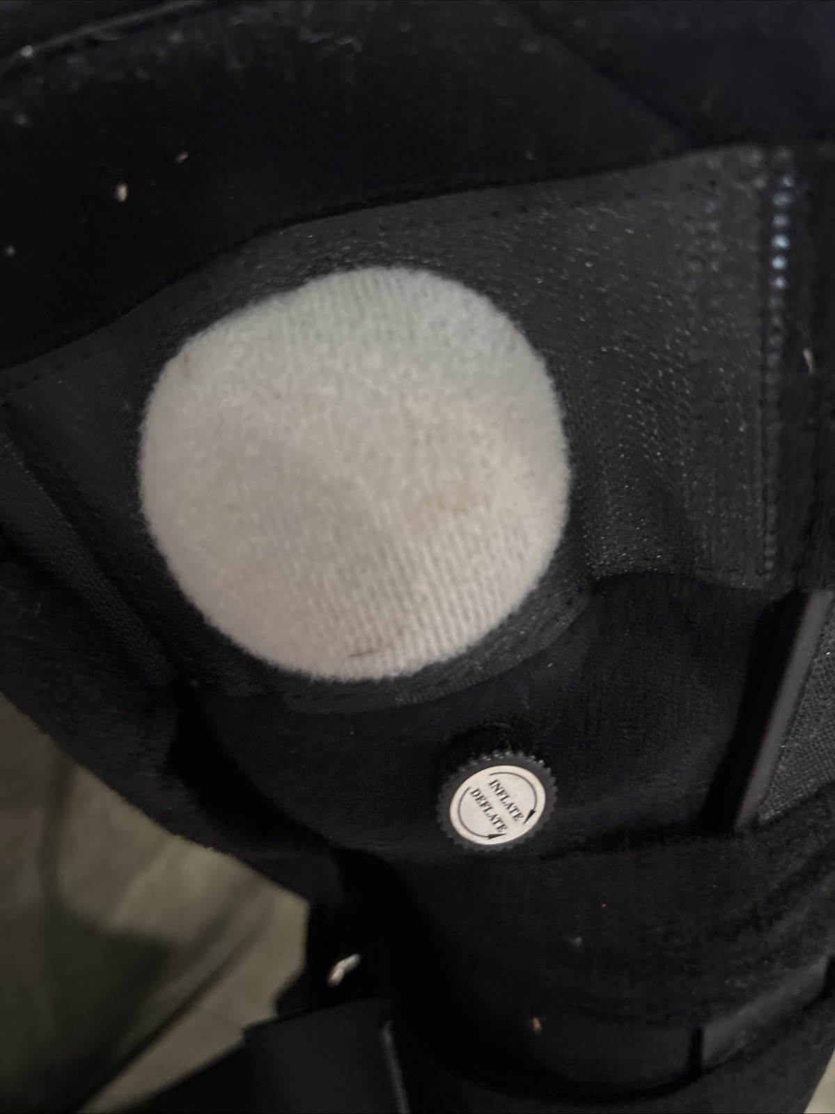 DJ Orthopedics Black Walking Cast Boot Small Air Pump Foot Brace