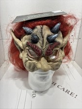 Halloween RED DEVIL MASK - Latex Demon Monster - Midnight Creatures Mask
