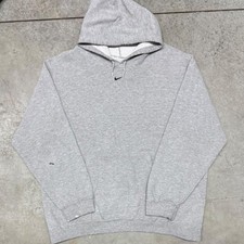 Nike Center Swoosh Vintage 90s Grey Streetwear Hoodie Sz XL