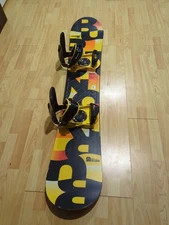 Burton Progression Snowboard 160w With Burton Bindings L Fit 10.5-15.