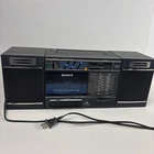 Sony CFS-3000 AM FM Stereo Radio Cassette Recorder Boombox Parts/Repair