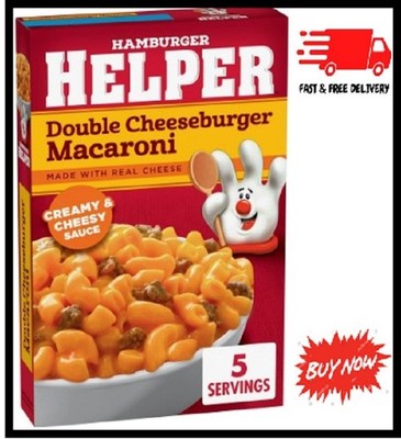 Hamburger Helper Cheeseburger Macaroni, 6.6 oz Box