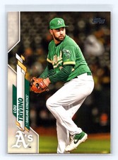 2020 Topps Lou Trivino #587 Oakland Athletics
