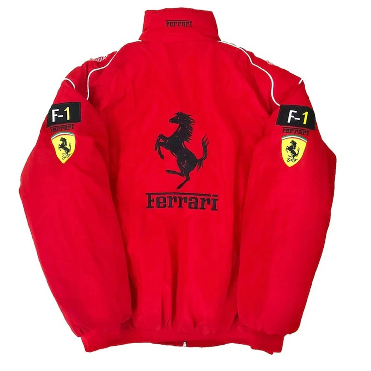 Limited Edition Men s Women Ferrari Logo Vintage F1 Racing Bomber Fashion Jacket