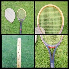 Racchetta tennis Nava viintage legno ''70 usata 4 volte ottima!