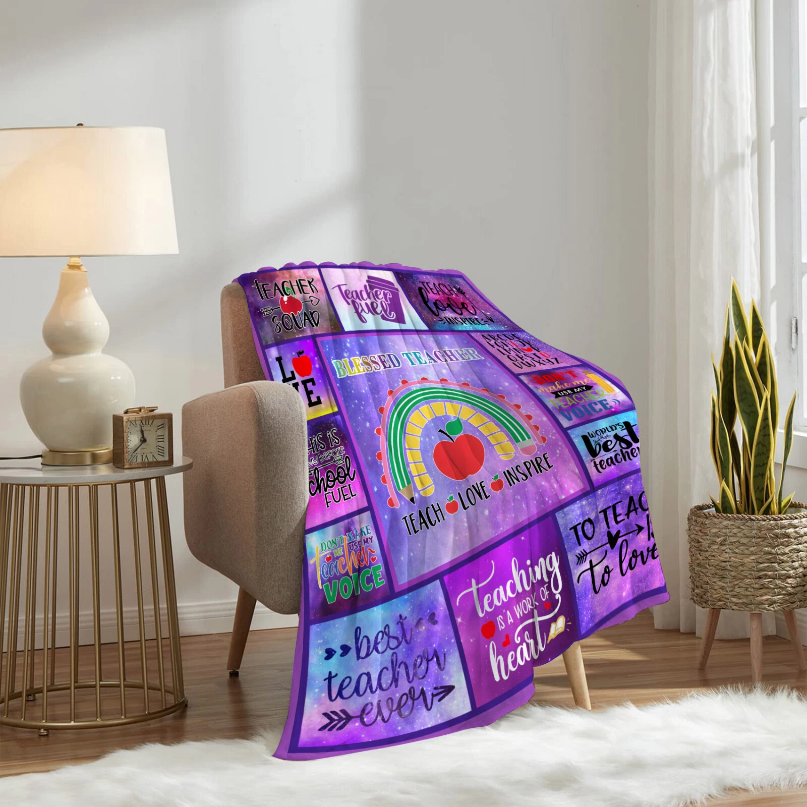 Graduation Birthday Gifts Throw Blanket for Couch Bed Sofa Office