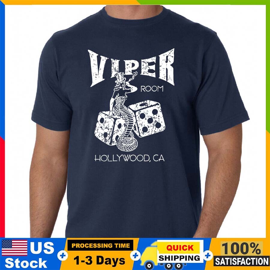 Best Price - Viper ROOM JOHNNY DEPP HOLLYWOOD Best Gift Navy T 