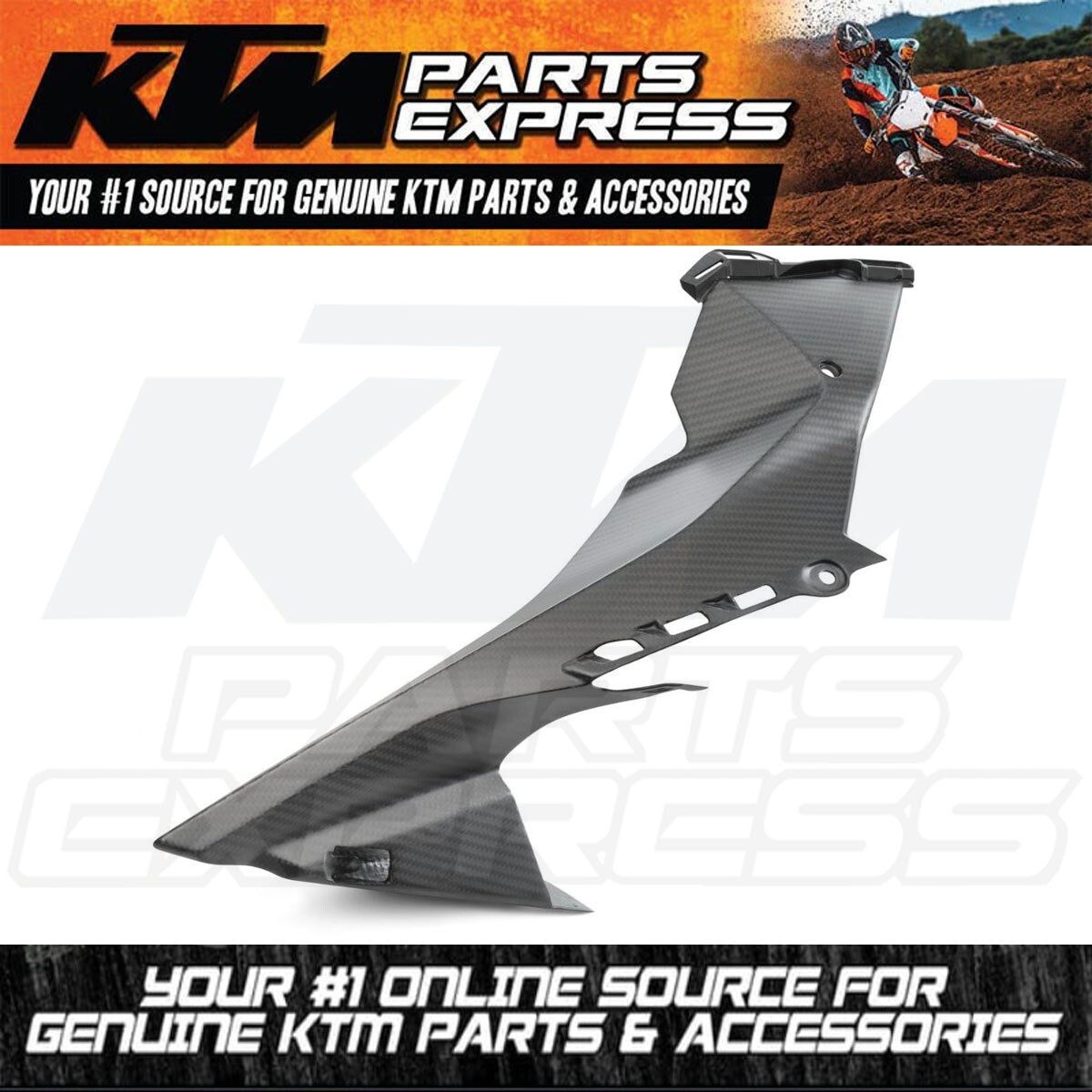 NEW OEM KTM INNER COVER LEFT CARBON 1290 SUPER DUKE R EVO 2020