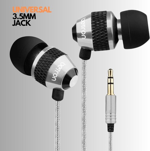 Betron B25 Wired In-Ear Earphones Noise Isolating Strong Bass -4 Color Variation - Picture 27 of 31