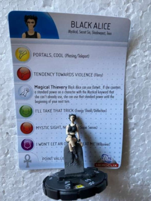 Dc Heroclix 75th Jubiläum Schwarz Alice #034