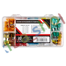 FUSE SET 100 PCS 10A - 20 15A - 20 20A - 12 25A - 12 30A - 12 5A - 12 75A - 12