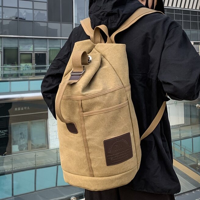 Men's Bag Sports Bags Canvas Backpacks Hiking Travel Backpack Travelling Bag