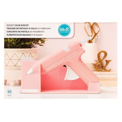 Tools We R Memory Keepers We R Maker's Glue Gun Kit Pink 60000027 Silicona by AC