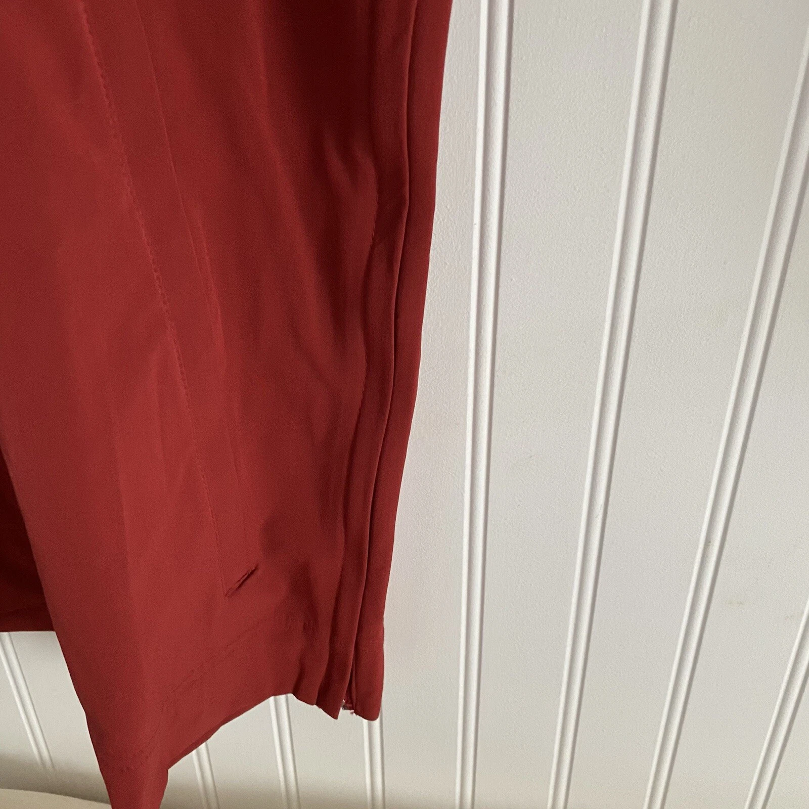 Giacca Nike uomo Coaches mezza zip manica corta taglia small ROSSO finto collo cappuccio