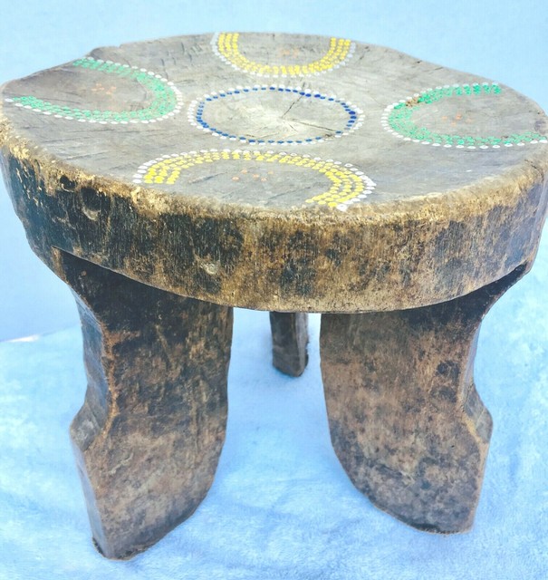 AFRICAN BEADED STOOL, TURKANA, KENYA EARLY 1900'S OR EARLIER eBay