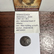 Antiochos 1, Soter; Seleukid Empire 280-261BC Athena/Nike G1093