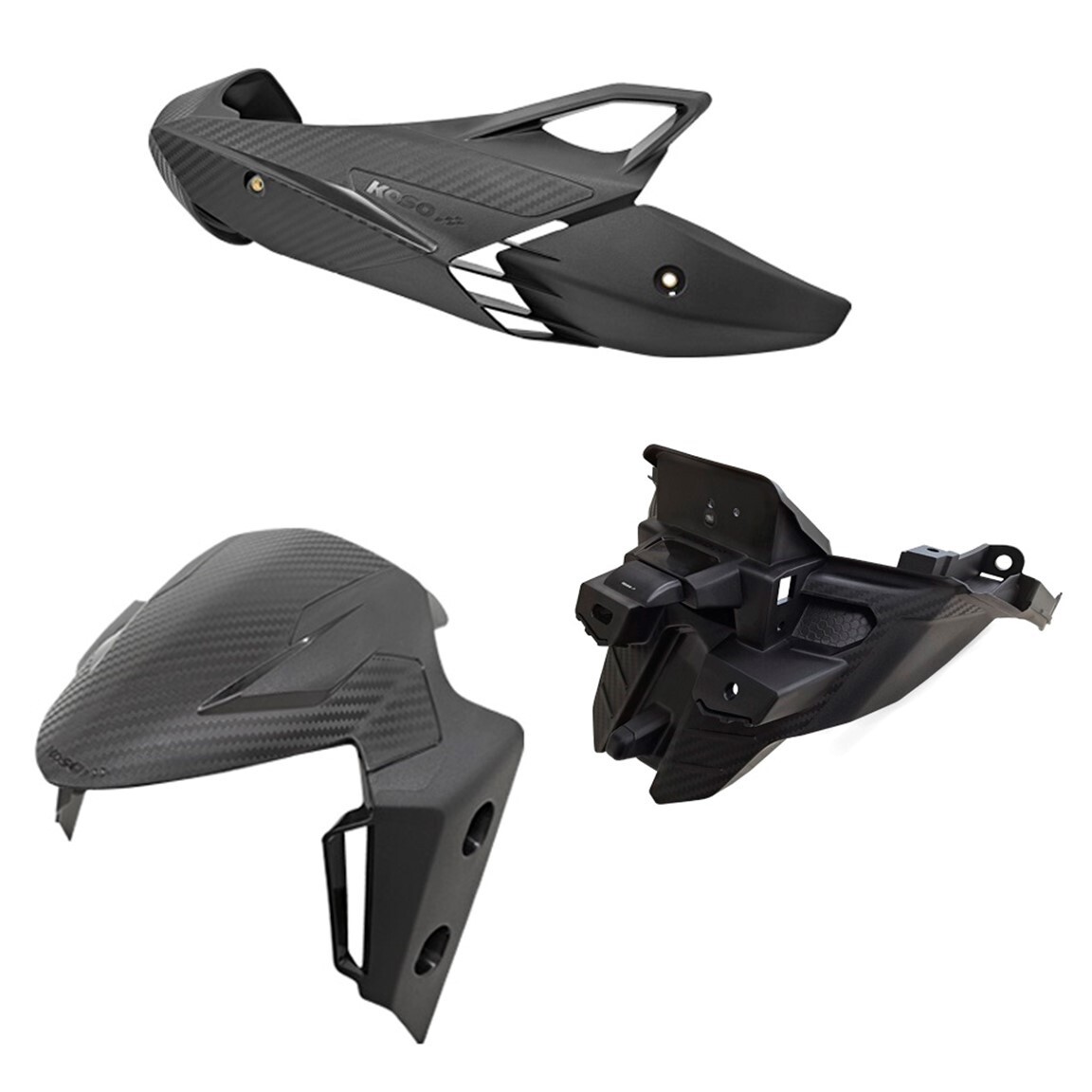 Upgraded Front Rear Fender and Exhaust Cover for Yamaha Zuma 125