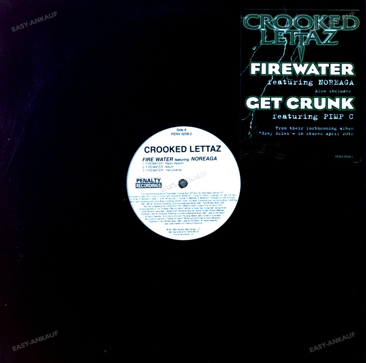 洋楽 Crooked Indiana Cartell Crooked Lettaz - Firewater / Get Crunk Maxi (VG/VG) . | eBay UK