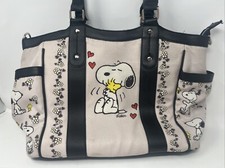 Peanuts Large Snoopy Tote Bag Officially Licensed