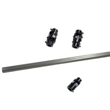 For Mustang Ii Manual Rack 24 Steering Shaft Kit 3 U-joints