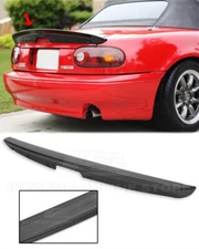 KG WORKS Style Spoiler For 90-97 Mazda Miata MX5 ABS Plastic Rear Trunk Lid Wing