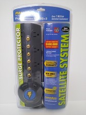 Panamax Powermax 8 DBS 3 PM8 Coax Cable TV Protection Surge Protector Sealed