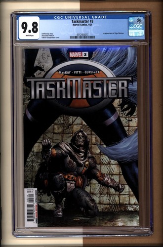 Taskmaster #3, CGC 9.8, 1st Appearance of Taegukgi & Tiger Division, Marvel 2021