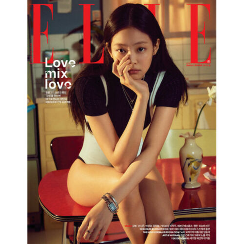 ELLE Korea February 2022 Cover JENNIE BLACKPINK, K star, K pop, K FASHION - Imagen 3 de 13