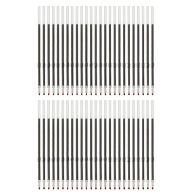 50 Pack Ballpoint Pen Refills, 1.0 mm Black Ink Medium Point Refill