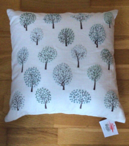 Genuine John Lewis Mini Trees Cushion, Duck Egg - RRP £35.00