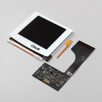 Gamboy Color Retro Pixel IPS Laminierte Q5 Displays - Funnyplaying - Weiß