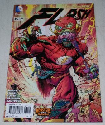 Flash #35 Ryan Ottley Monster variant cover NM/Mint DC 2014