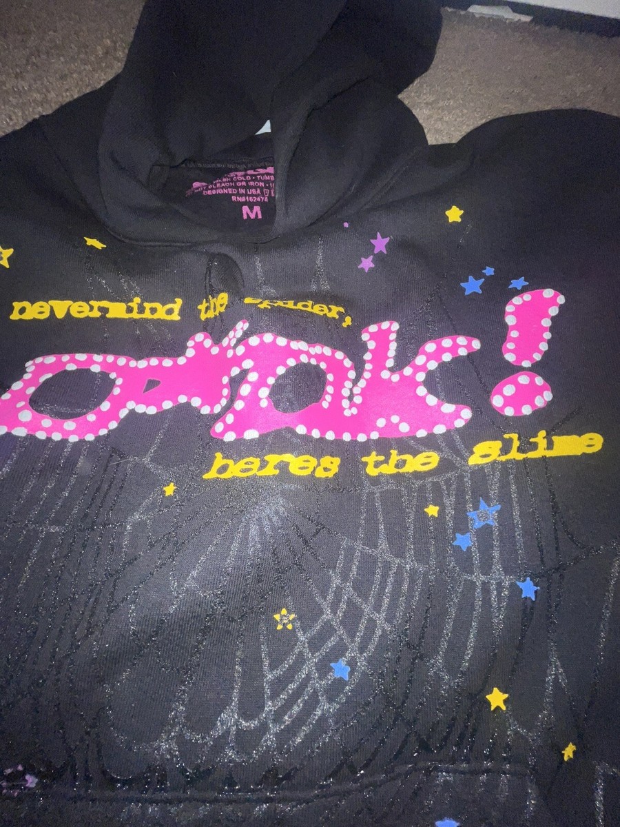 Spider Worldwide × Young Thug Sp5der Black Pink Hoodie 100 Spider Worldwide × Young Thug Sp5der Black Pink Hoodie 100