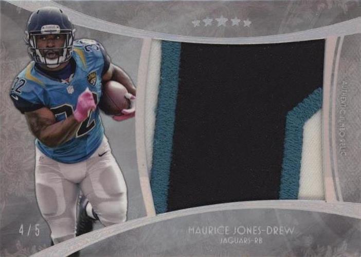 2013 Topps Five Star Jumbo Jersey Relics Maurice Jones Drew FSJJR 2013-topps-five-star-jumbo-jersey-relics-maurice-jones-drew-fsjjr