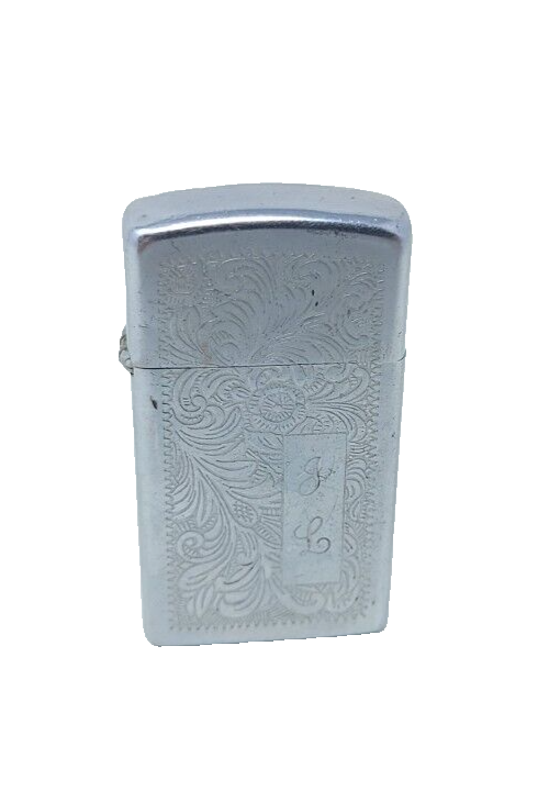 VINTAGE 1977 ZIPPO SLIM VENETIAN ENGRAVED LIGHTER | eBay
