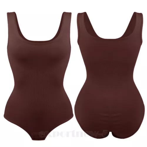 Women Seamless Full Body Shaper Shapewear Firm Tummy Control Slimming Bodysuit - Picture 23 of 28