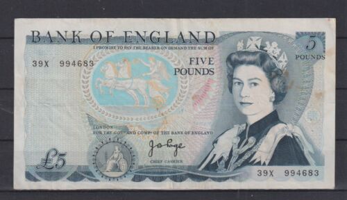 Great Britain 5 Pounds 1973 VF++& 387