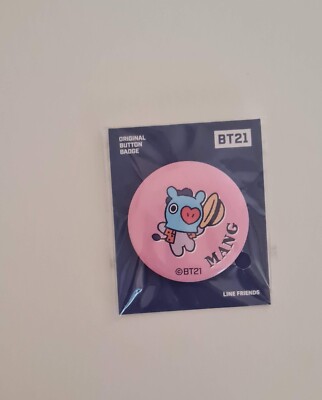 NEU BTS Bangtan BT21 Mang Jung Hoseok Tinytan Button Badge Kpop Korea (M)